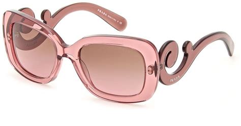 prada pink and white sunglasses|Prada eyeglasses pink.